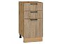 Шкаф нижний с 3-мя ящиками Флэт Natural Casella Oak 2S/Дуб Вотан 816*400*478