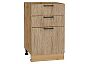 Шкаф нижний с 3-мя ящиками Флэт Natural Casella Oak 2S/Дуб Вотан 816*500*478