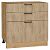 Шкаф нижний с 3-мя ящиками Флэт Natural Casella Oak 2S/Дуб Вотан 816*800*478