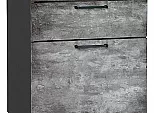 Шкаф нижний с 3-мя ящиками Флэт Temple Stone 2S/Graphite 816*500*478