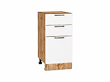 

Шкаф нижний с 3-мя ящиками Флэт