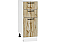 Шкаф нижний с 3-мя ящиками Флэт Wotan Oak 2S/Белый 816*300*478