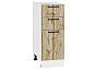 Шкаф нижний с 3-мя ящиками Флэт Wotan Oak 2S/Белый 816*300*478