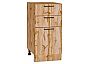 Шкаф нижний с 3-мя ящиками Флэт Wotan Oak 2S/Дуб Вотан 816*400*478