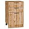 Шкаф нижний с 3-мя ящиками Флэт Wotan Oak 2S/Дуб Вотан 816*500*478 Шкаф нижний с 3-мя ящиками Флэт Wotan Oak 2S/Дуб Вотан 816*500*478