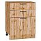 Шкаф нижний с 3-мя ящиками Флэт Wotan Oak 2S/Дуб Вотан 816*600*478 Шкаф нижний с 3-мя ящиками Флэт Wotan Oak 2S/Дуб Вотан 816*600*478