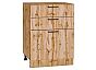 Шкаф нижний с 3-мя ящиками Флэт Wotan Oak 2S/Дуб Вотан 816*600*478