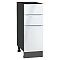 Шкаф нижний с 3-мя ящиками Фьюжн Angel Graphite 816*300*480 Шкаф нижний с 3-мя ящиками Фьюжн Angel Graphite 816*300*480