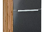 Шкаф нижний с 3-мя ящиками Фьюжн Anthracite Дуб Вотан 816*300*480