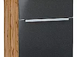 Шкаф нижний с 3-мя ящиками Фьюжн Anthracite Дуб Вотан 816*400*480