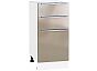 Шкаф нижний с 3-мя ящиками Фьюжн Н 403 Gallant-Белый