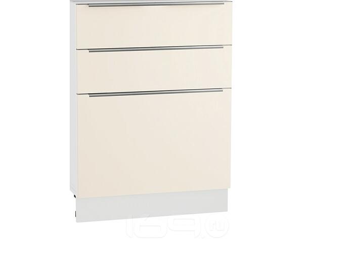 Шкаф нижний с 3-мя ящиками Фьюжн Н 603 Ivory-Белый Шкаф нижний с 3-мя ящиками Фьюжн Н 603 Ivory-Белый