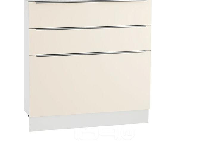 Шкаф нижний с 3-мя ящиками Фьюжн Н 803 Ivory-Белый