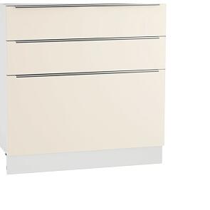 Шкаф нижний с 3-мя ящиками Фьюжн Н 803 Ivory-Белый