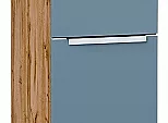 Шкаф нижний с 3-мя ящиками Фьюжн Silky Blue Дуб Вотан 816*300*480