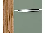 Шкаф нижний с 3-мя ящиками Фьюжн Silky Mint Дуб Вотан 816*300*480