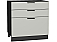 Шкаф нижний с 3-мя ящиками Лайт Special Grey/Graphite 816*800*478