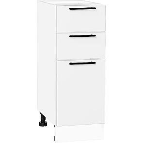 Шкаф нижний с 3-мя ящиками Лайт Special White/Белый 816*300*478