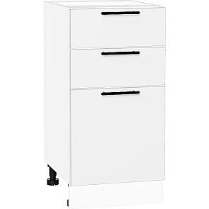 Шкаф нижний с 3-мя ящиками Лайт Special White/Белый 816*400*478