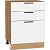 Шкаф нижний с 3-мя ящиками Лайт Special White/Дуб Вотан 816*600*480
