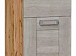 Шкаф нижний с 3-мя ящиками Лофт Cappuccino Veralinga Дуб Вотан 816*300*480