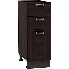 Шкаф нижний с 3-мя ящиками Лофт Н 303 Wenge Veralinga-Венге