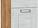 Шкаф нижний с 3-мя ящиками Лофт Nordic Oak/Дуб Вотан 816*300*480