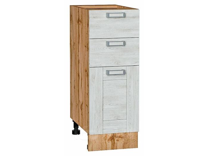 Шкаф нижний с 3-мя ящиками Лофт Nordic Oak/Дуб Вотан 816*300*480