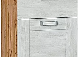 Шкаф нижний с 3-мя ящиками Лофт Nordic Oak/Дуб Вотан 816*400*480