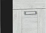 Шкаф нижний с 3-мя ящиками Лофт Nordic Oak/Graphite 816*300*480