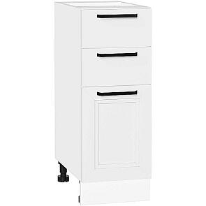 Шкаф нижний с 3-мя ящиками Нео White Silk/Белый 816*300*480