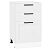 Шкаф нижний с 3-мя ящиками Нео White Silk/Белый 816*500*480