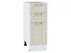 Шкаф нижний с 3-мя ящиками Ницца Агат/Белый 816*300*478