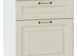 Шкаф нижний с 3-мя ящиками Ницца Агат/Белый 816*500*478