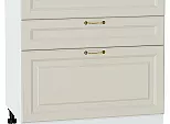 Шкаф нижний с 3-мя ящиками Ницца Агат/Белый 816*800*478