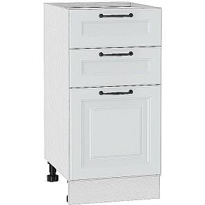 Шкаф нижний с 3-мя ящиками Ницца Blanco/Белый 816*400*478