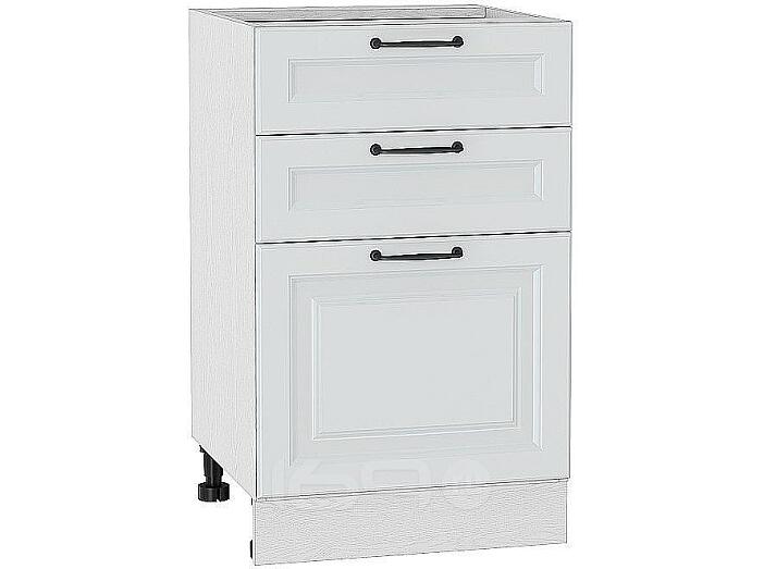 Шкаф нижний с 3-мя ящиками Ницца Blanco/Белый 816*500*478