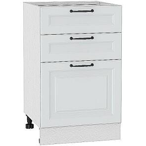 Шкаф нижний с 3-мя ящиками Ницца Blanco/Белый 816*500*478