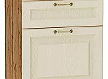 Шкаф нижний с 3-мя ящиками Ницца Дуб крем/Дуб Вотан 816*500*478