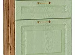 Шкаф нижний с 3-мя ящиками Ницца Дуб оливковый/Дуб Вотан 816*500*478