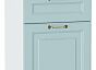 Шкаф нижний с 3-мя ящиками Ницца Голубой/Белый 816*400*478