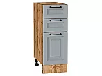 Шкаф нижний с 3-мя ящиками Ницца Magnum/Дуб Вотан 816*300*478