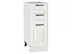 Шкаф нижний с 3-мя ящиками Прага Белое дерево Белый 816*300*478