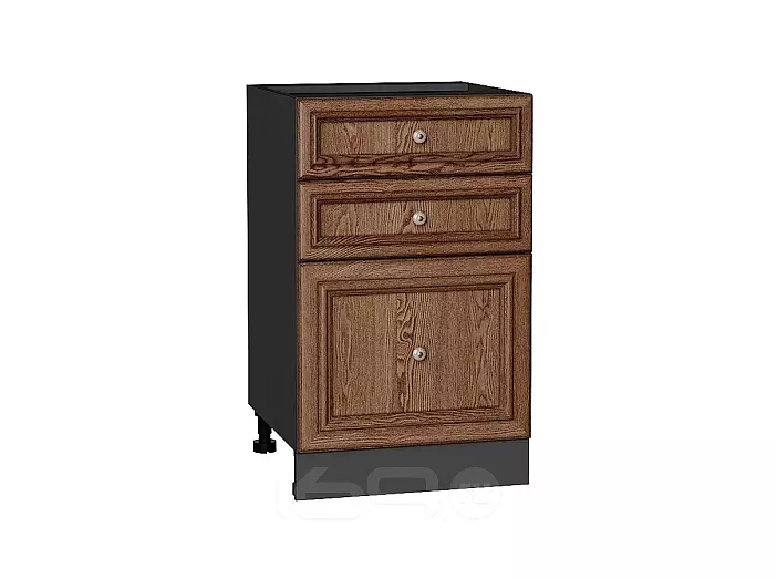 Шкаф нижний с 3-мя ящиками Шале Brown Dreamline
