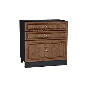 Шкаф нижний с 3-мя ящиками Шале Brown Dreamline