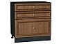 Шкаф нижний с 3-мя ящиками Шале Brown Dreamline Graphite 816*800*480