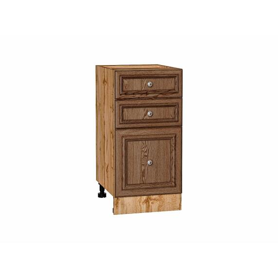 Шкаф нижний с 3-мя ящиками Шале Brown Dreamline Дуб Вотан 816*400*480