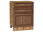 Шкаф нижний с 3-мя ящиками Шале Brown Dreamline Дуб Вотан 816*600*480