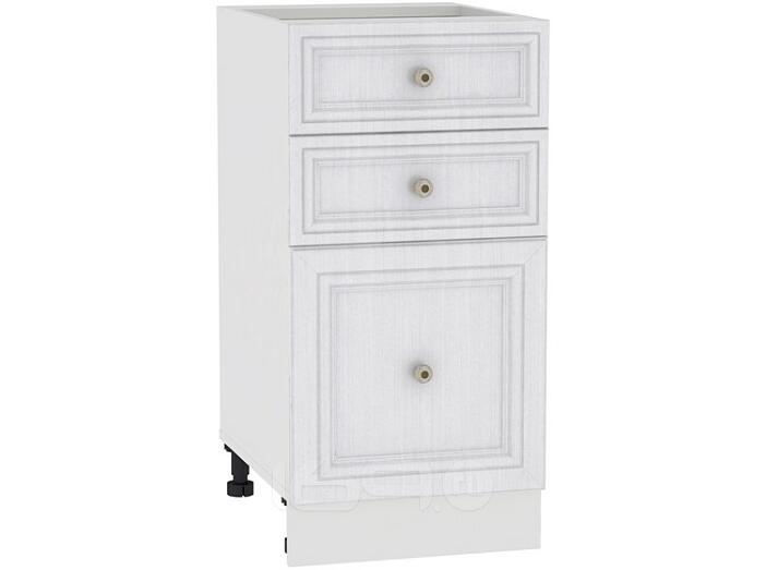 Шкаф нижний с 3-мя ящиками Шале Н 403 Milk Oak-Белый