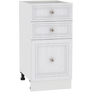 Шкаф нижний с 3-мя ящиками Шале Н 403 Milk Oak-Белый
